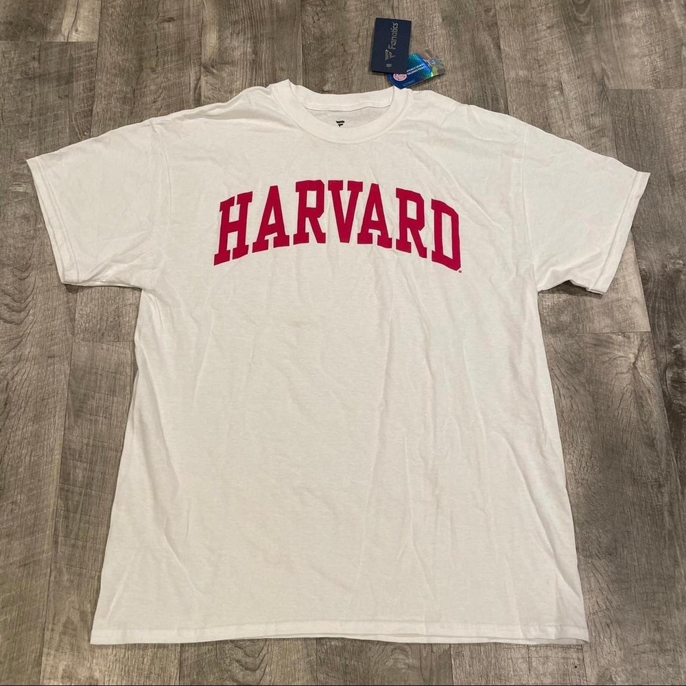 Harvard university college t shirt BRAND NEW fanatics - mens large